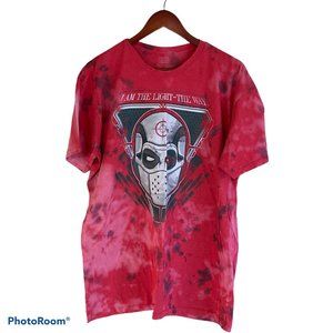 Suicide Squad Red Tie-Dye S/S T-Shirt Men XL I Am The Light The Way Dead Shot
